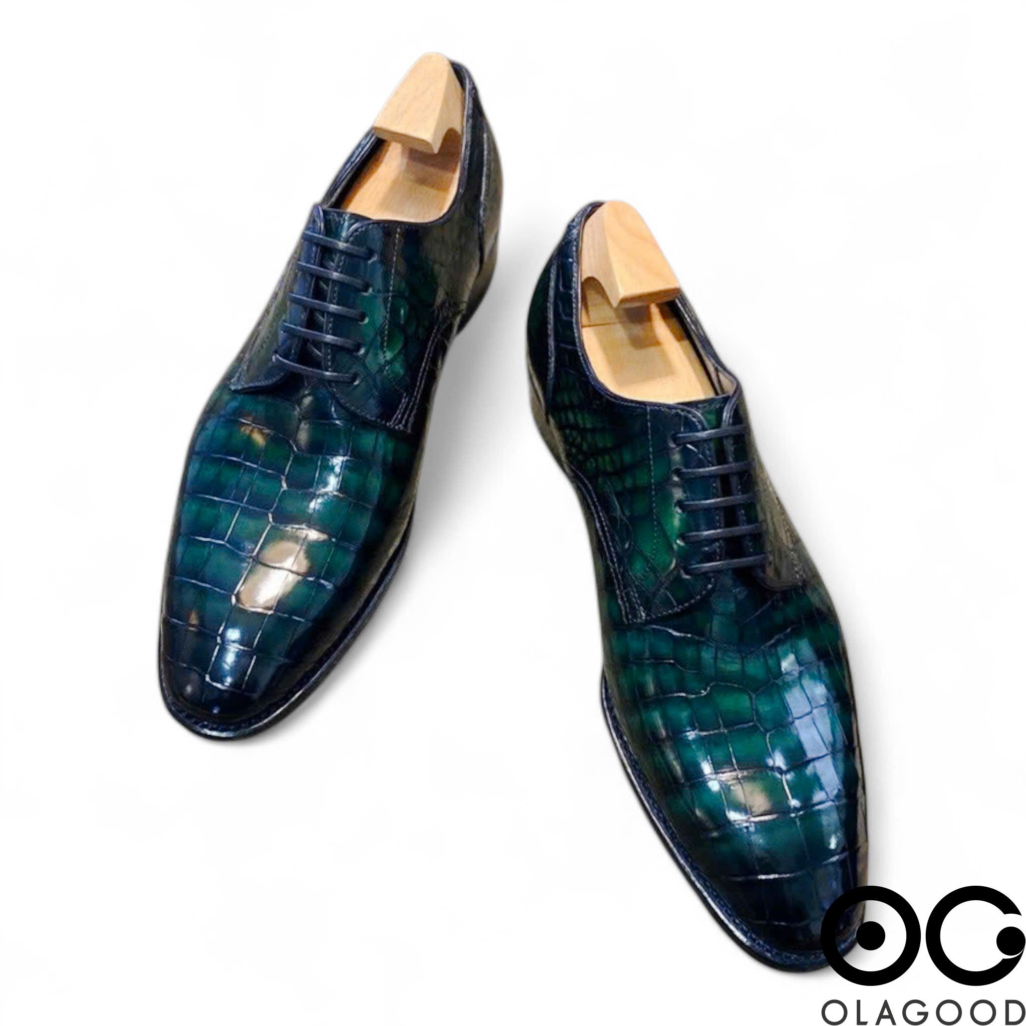 Giày handmade cá sấu - GGP0118S - Hình ảnh 4