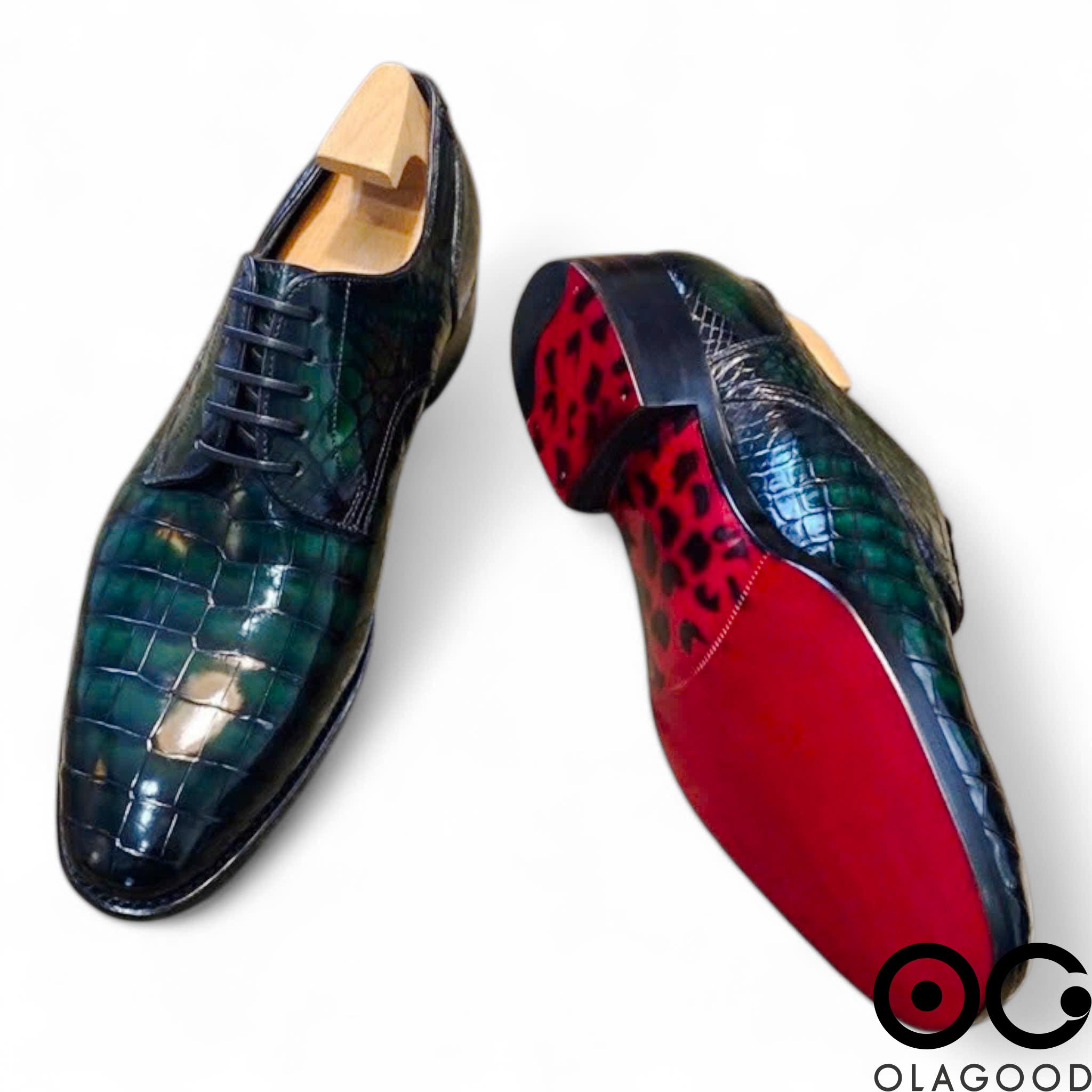 Giày handmade cá sấu - GGP0118S - Hình ảnh 6