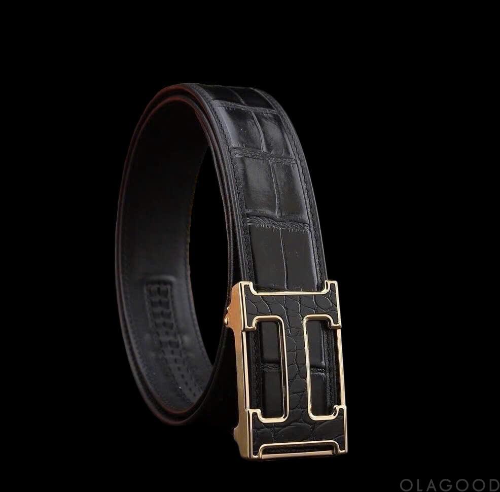 Thắt lưng da cá sấu nam CAO CẤP GIÁ RẺ - TLN0112S - Hình ảnh 4