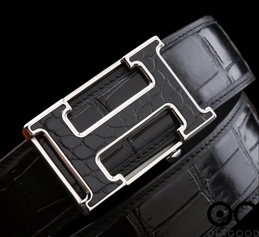 Thắt lưng da cá sấu nam CAO CẤP GIÁ RẺ - TLN0112S - Hình ảnh 7