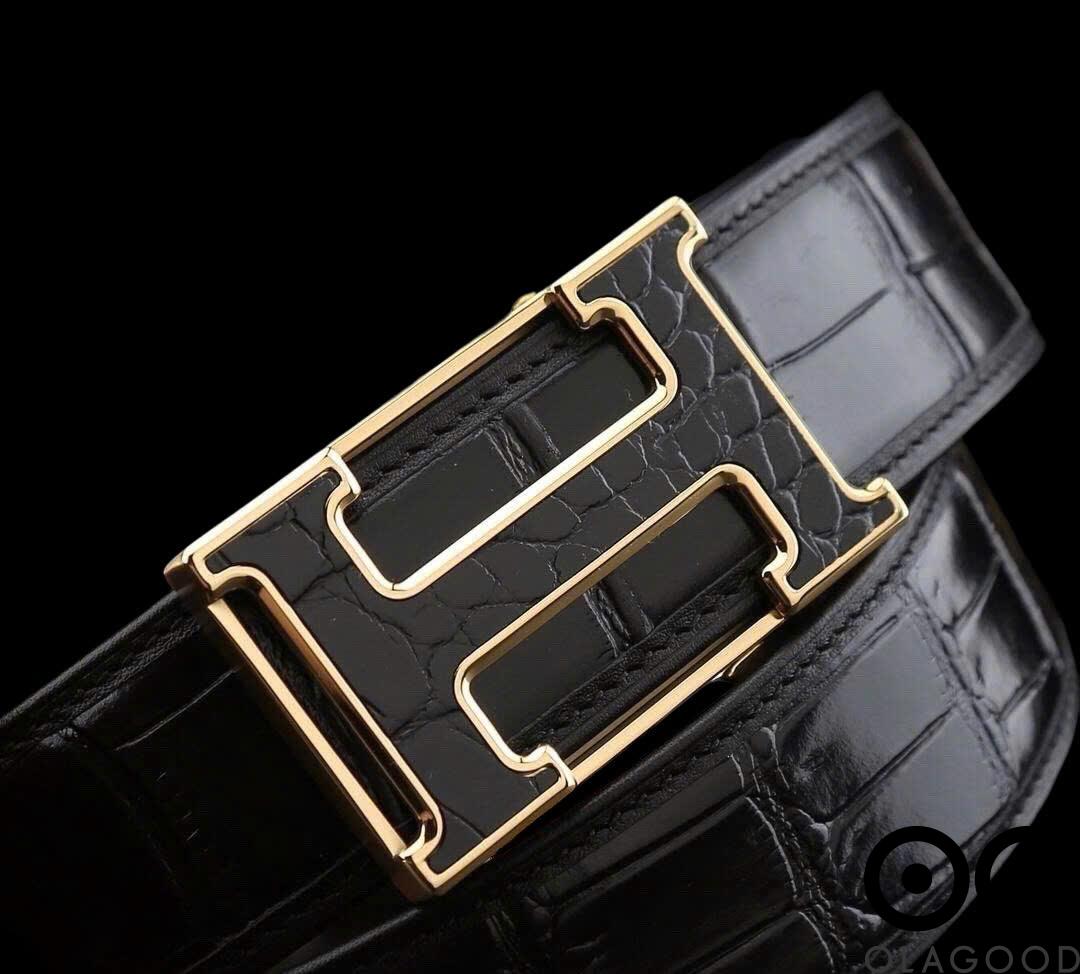 Thắt lưng da cá sấu nam CAO CẤP GIÁ RẺ - TLN0112S - Hình ảnh 8