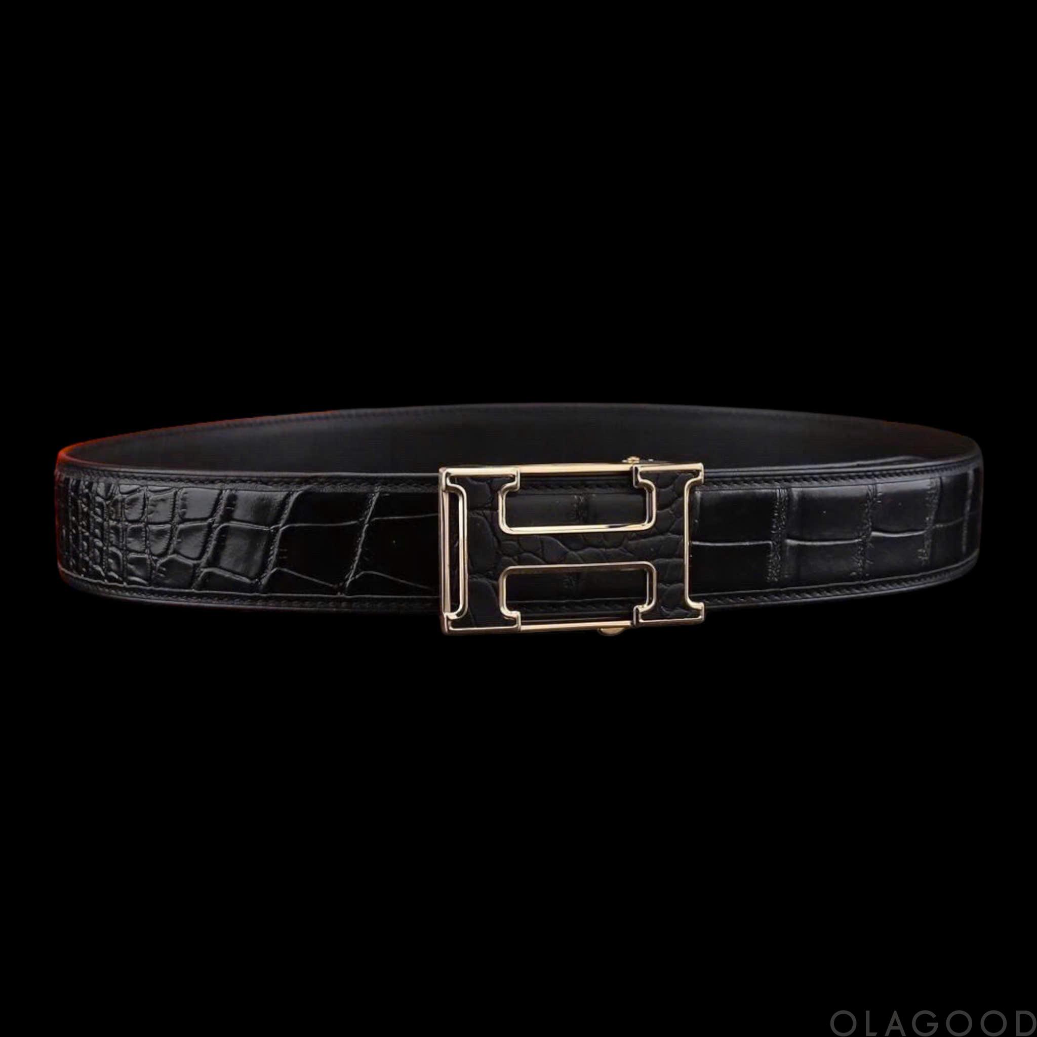 Thắt lưng da cá sấu nam CAO CẤP GIÁ RẺ - TLN0112S - Hình ảnh 9