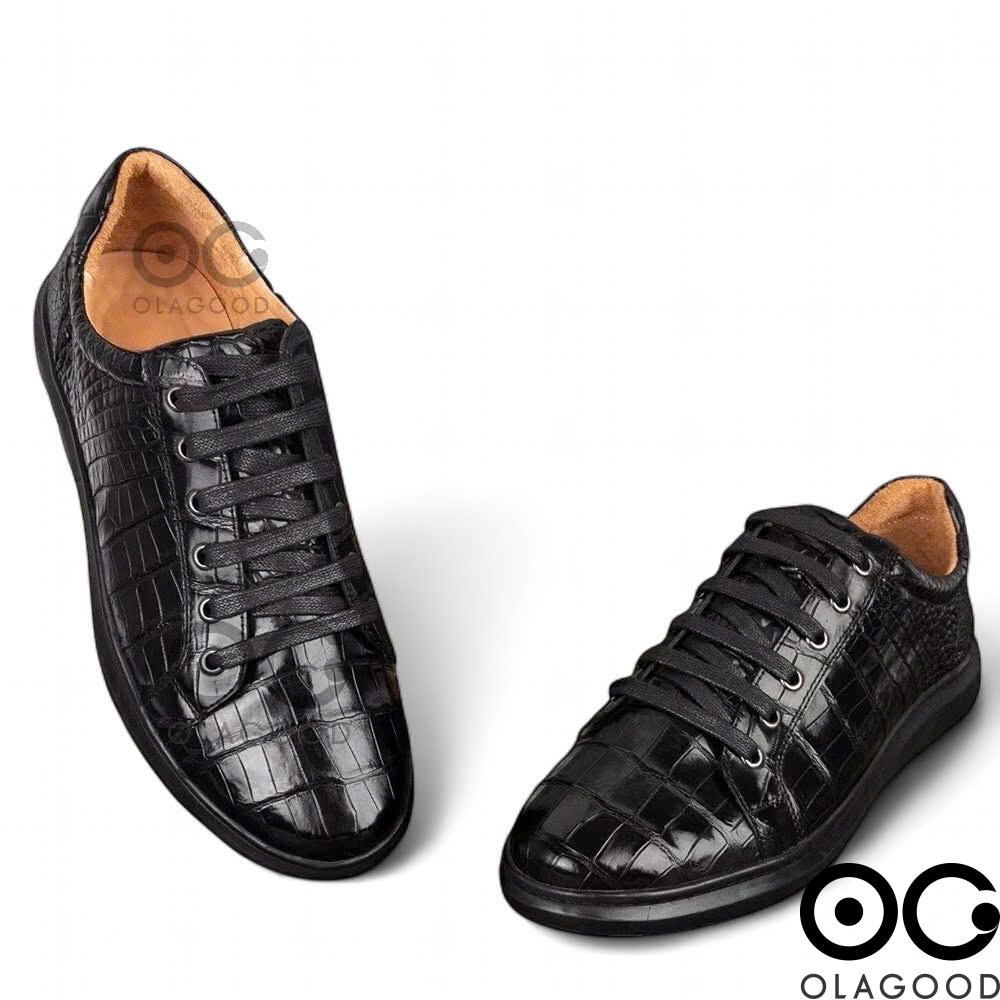 Giày Sneaker da cá sấu cao cấp - GTT013S - Hình ảnh 4