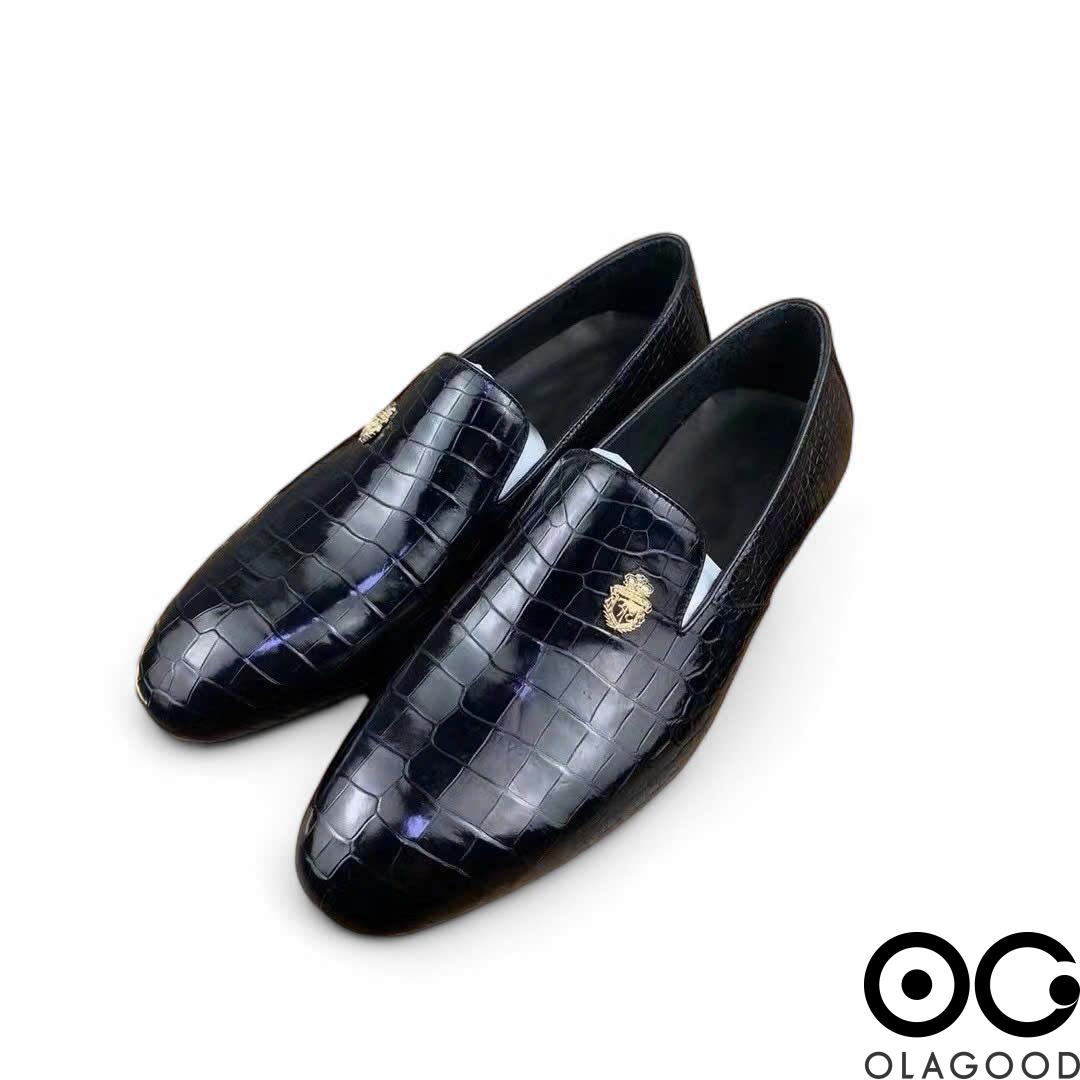 Giày nam da bụng cá sấu - GL0118S - Hình ảnh 4