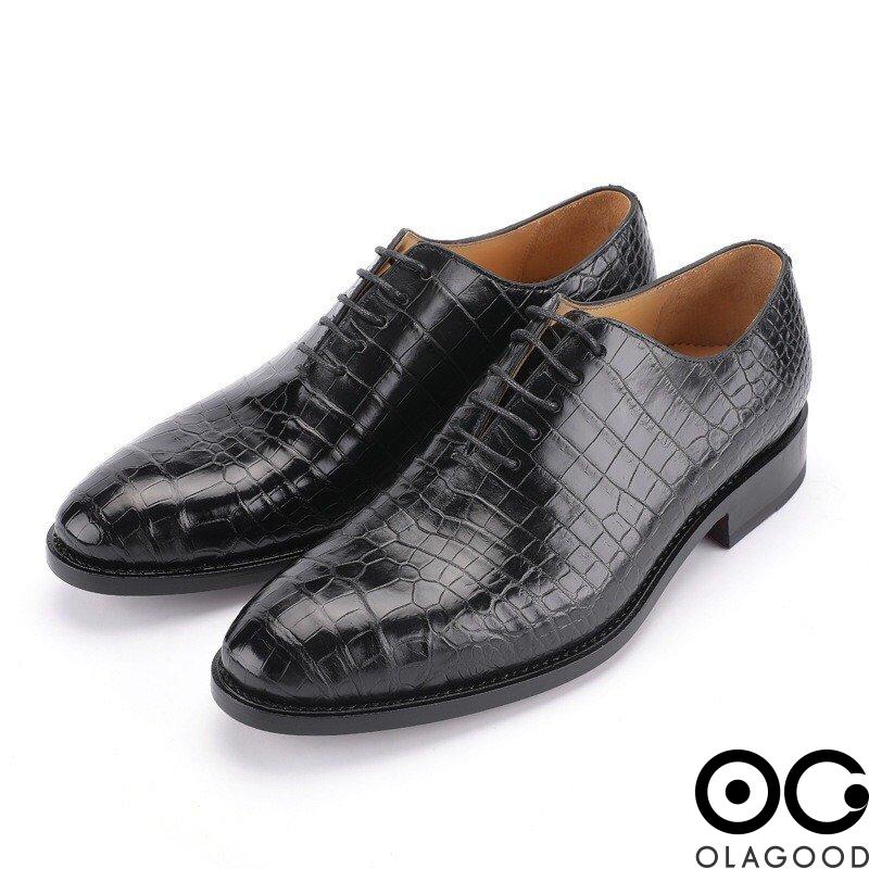 Giày nam da cá sấu cao cấp - GGY017S - Hình ảnh 2