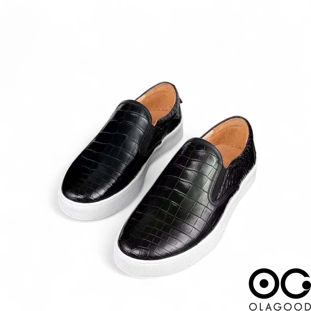 Giày thể thao da cá sấu nhập khẩu - GTT0120