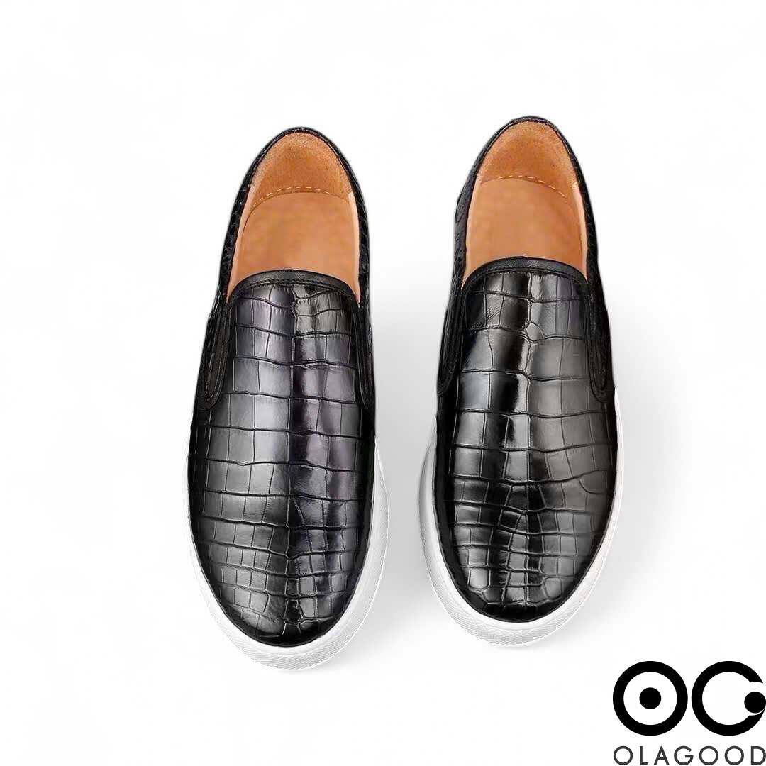 Giày thể thao da cá sấu nhập khẩu - GTT0120 - Hình ảnh 3