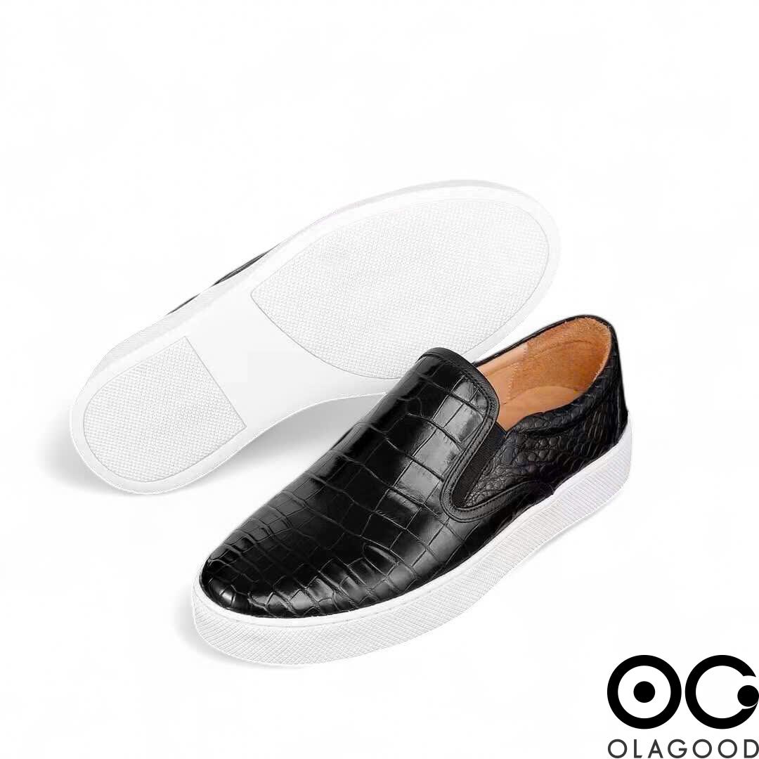 Giày thể thao da cá sấu nhập khẩu - GTT0120 - Hình ảnh 8