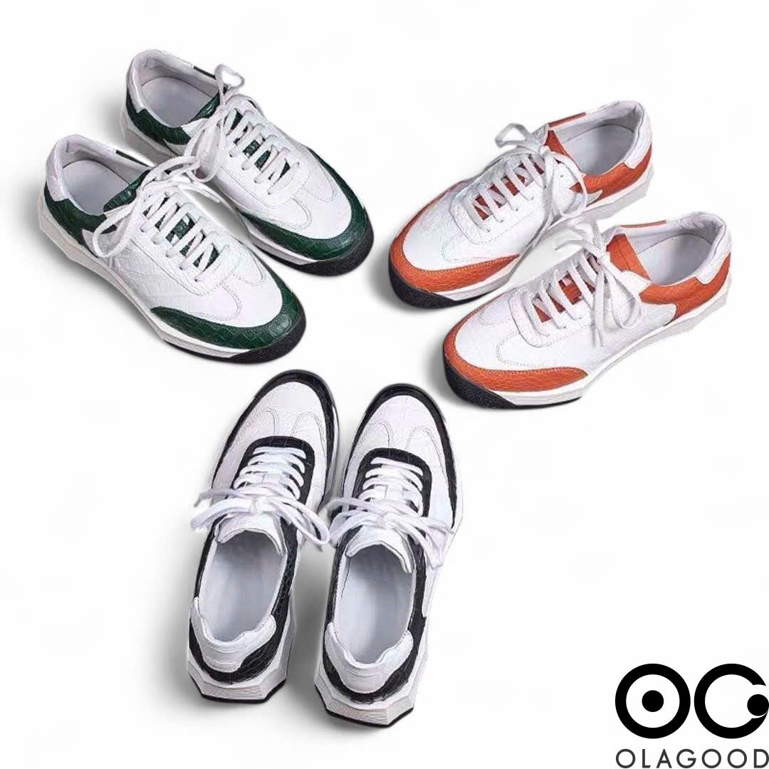 Giày thể thao nam cá sấu nhập khẩu - GTT0130S - Hình ảnh 8