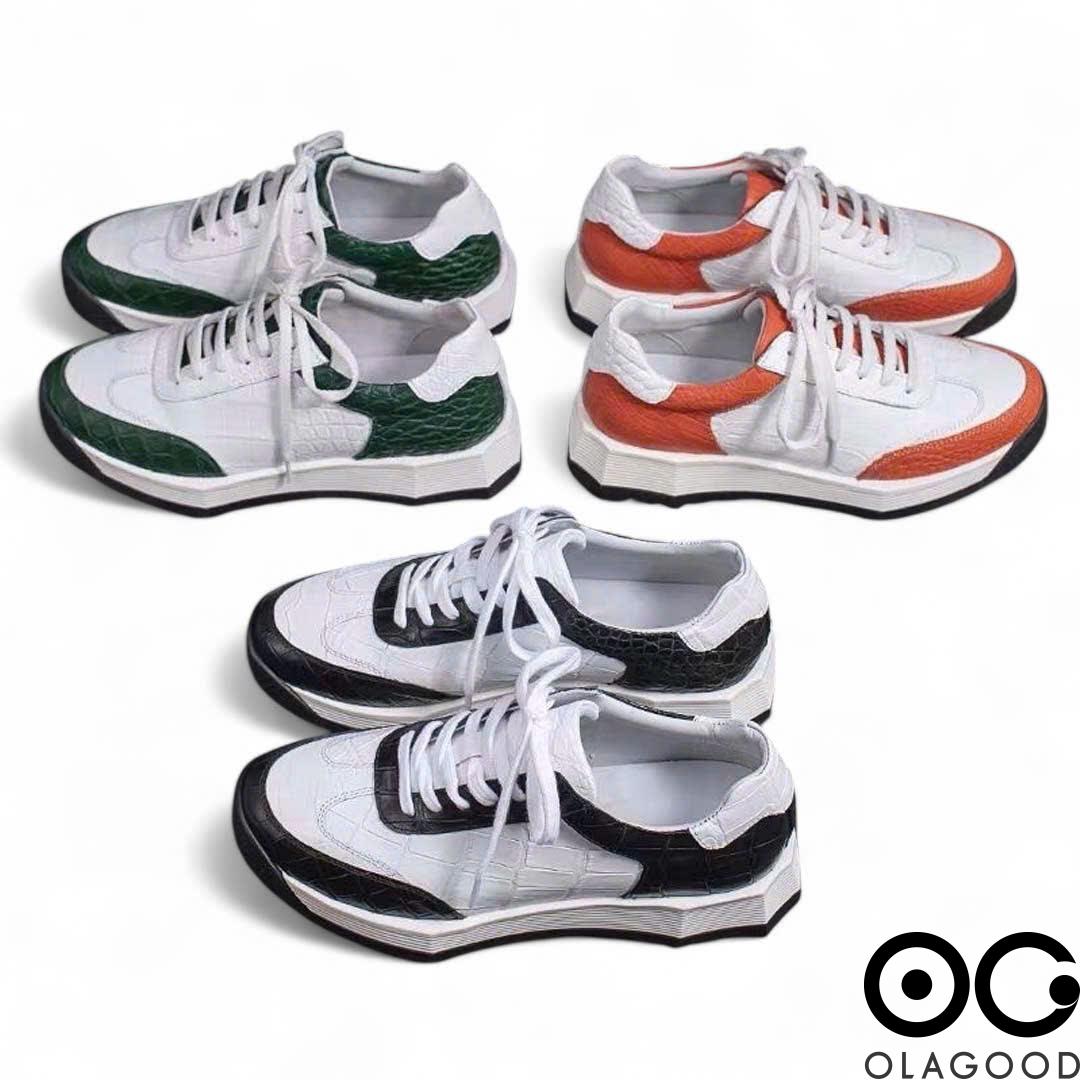 Giày thể thao nam cá sấu nhập khẩu - GTT0130S - Hình ảnh 9