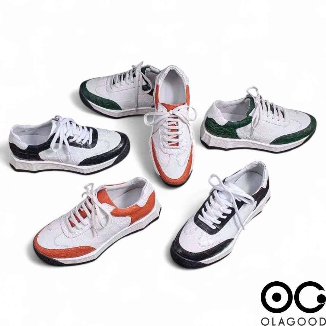 Giày thể thao nam cá sấu nhập khẩu - GTT0130S - Hình ảnh 10