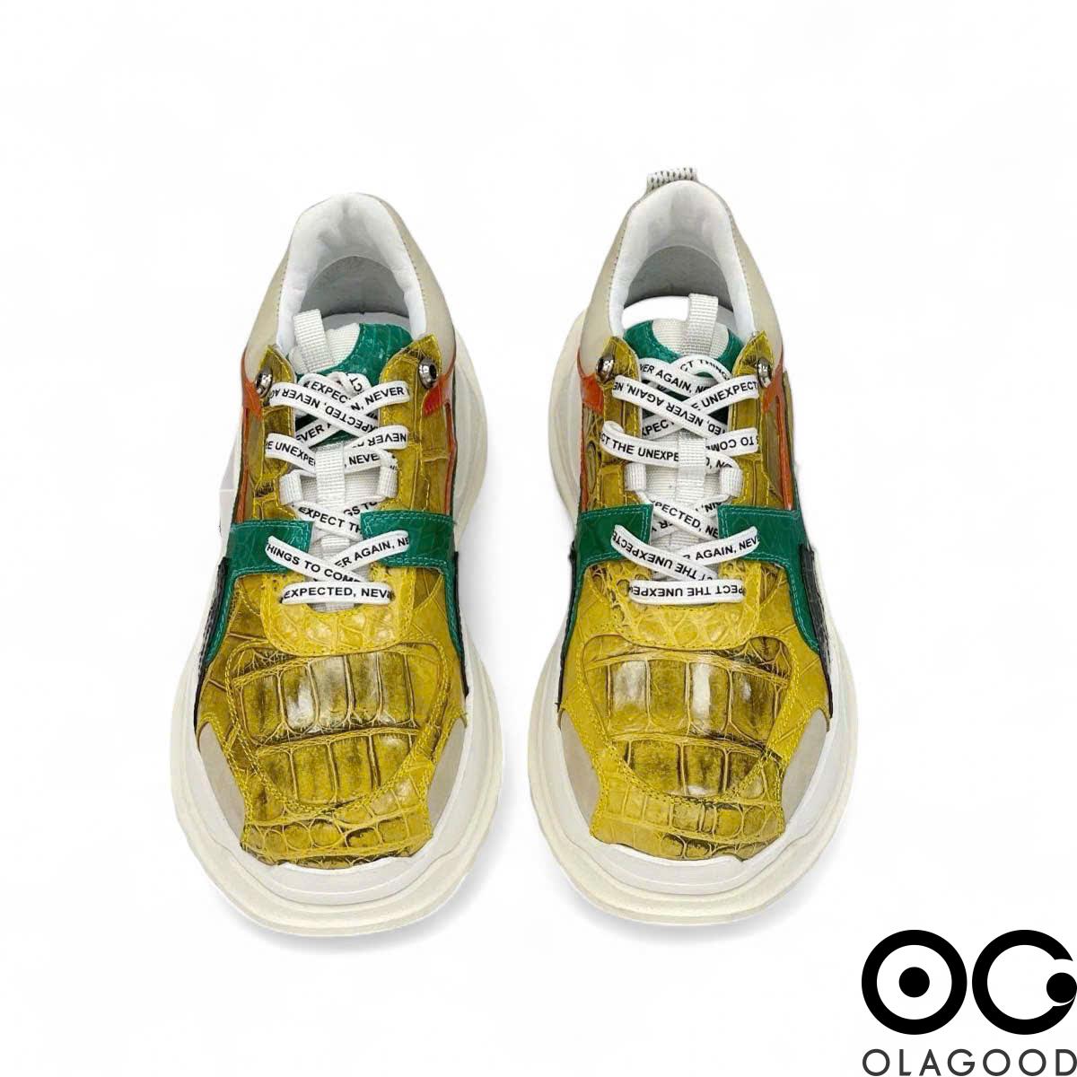 Giày thể thao nam da cá sấu nhập khẩu - GTT0126S - Hình ảnh 2