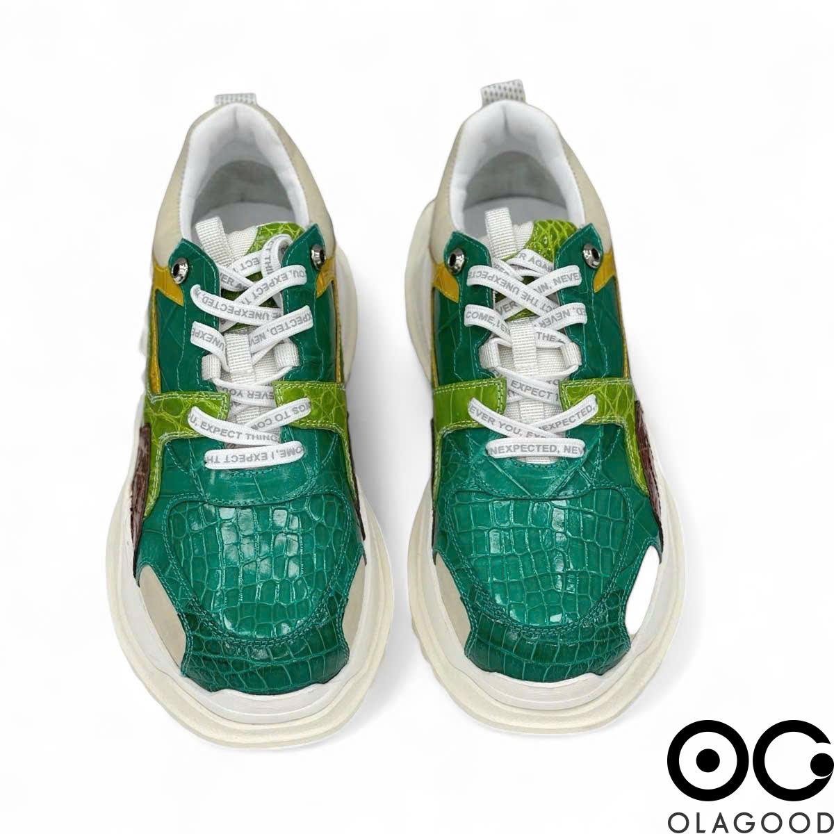 Giày thể thao nam da cá sấu nhập khẩu - GTT0126S - Hình ảnh 3