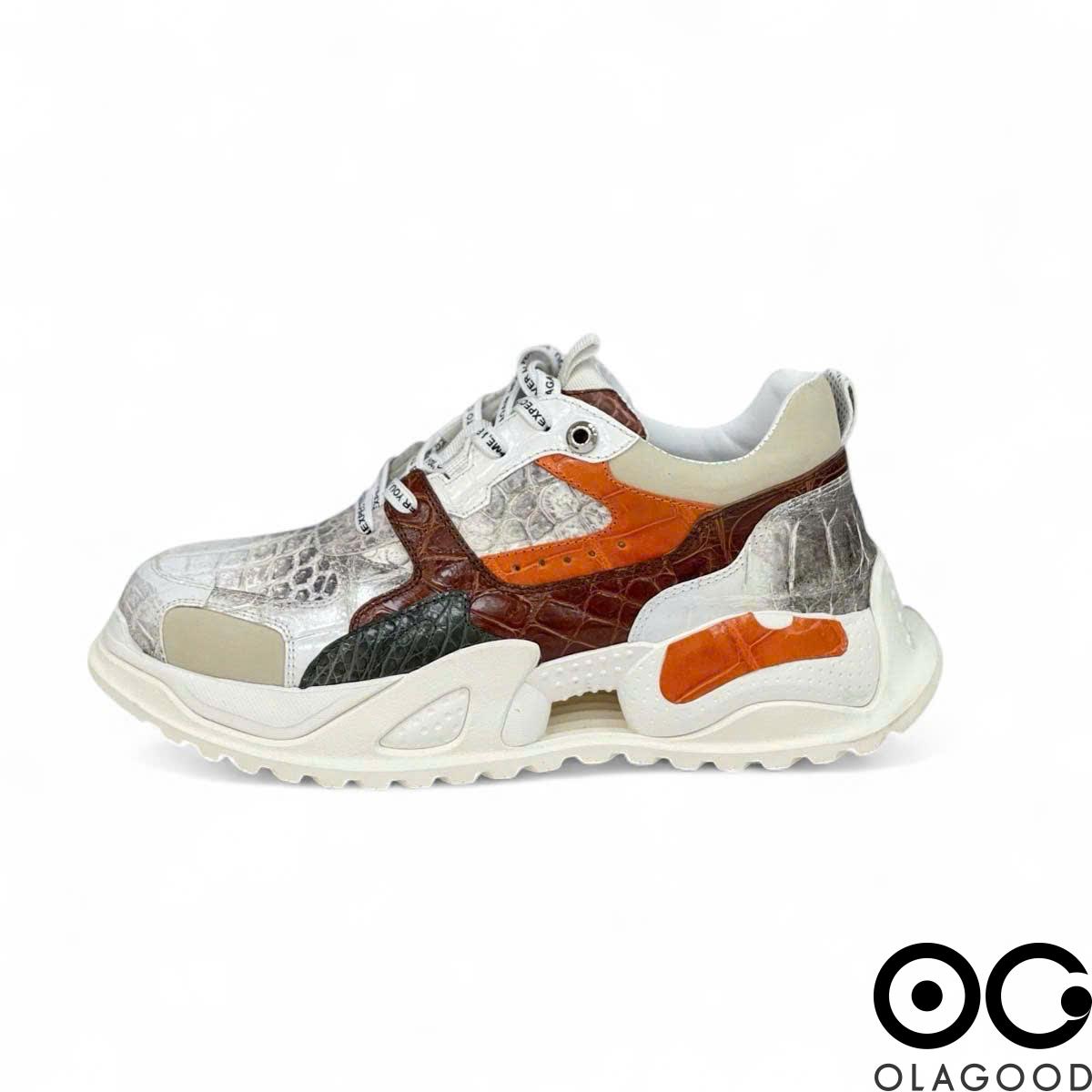 Giày thể thao nam da cá sấu nhập khẩu - GTT0126S - Hình ảnh 6