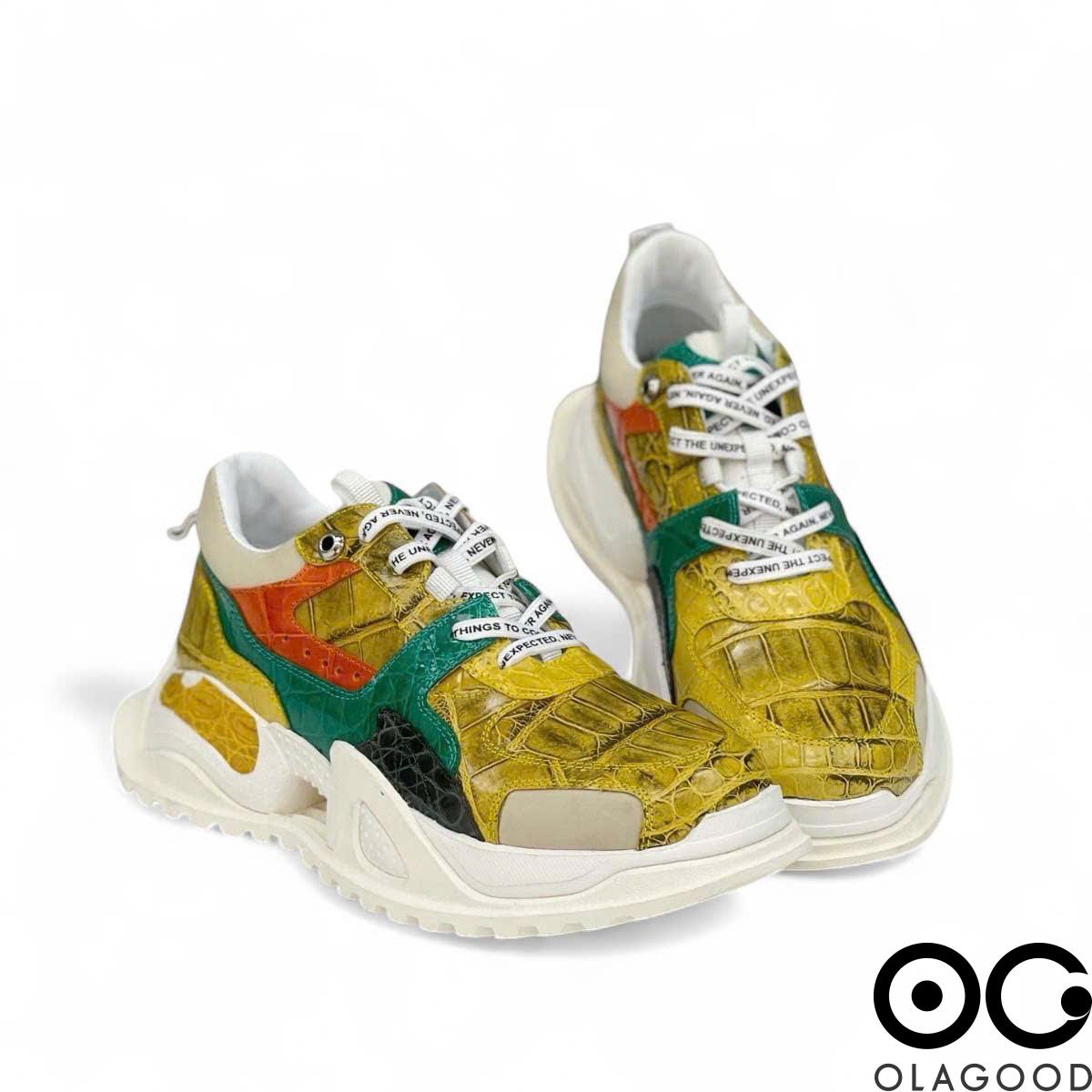Giày thể thao nam da cá sấu nhập khẩu - GTT0126S - Hình ảnh 11