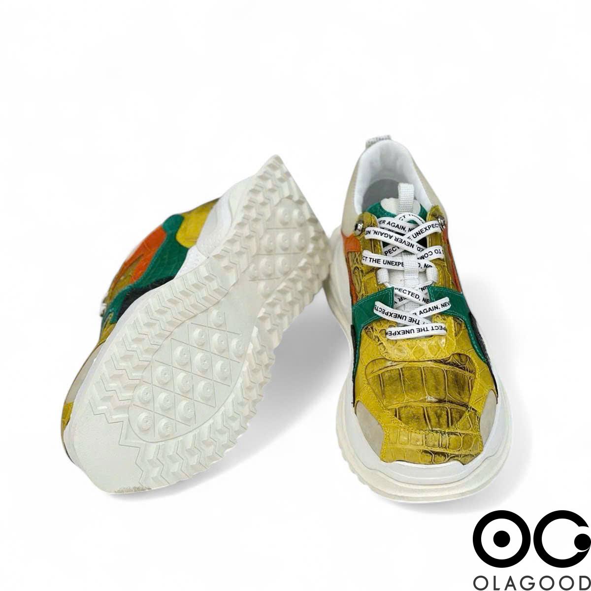 Giày thể thao nam da cá sấu nhập khẩu - GTT0126S - Hình ảnh 13