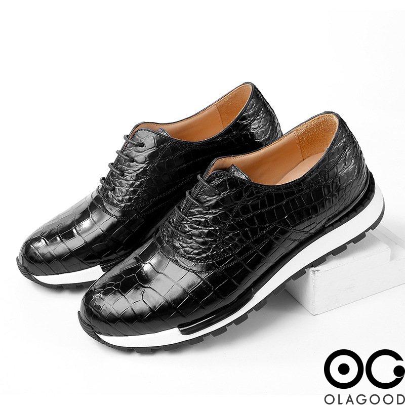 Giày thể thao snearker nam da cá sấu - GTT0116 - Hình ảnh 2