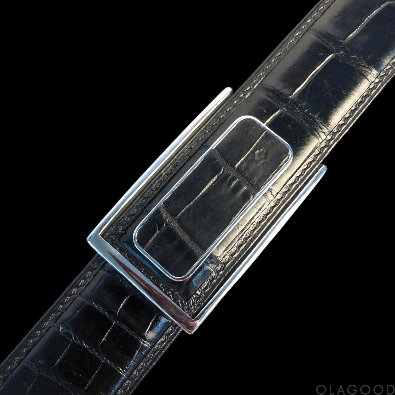 Thắt lưng cá sấu nam cao cấp giá rẻ - TLN0111S - Hình ảnh 8