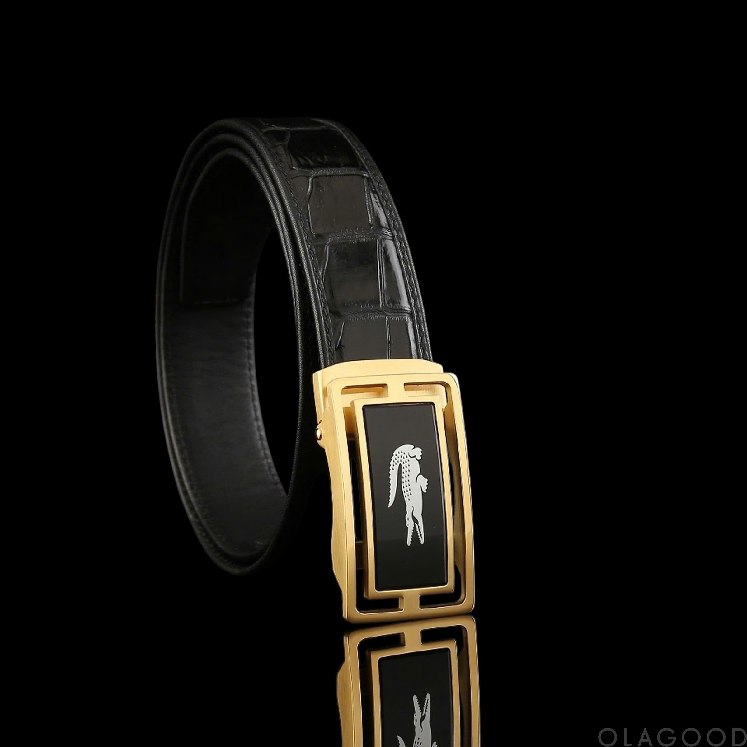 Thắt lưng da cá sấu cao cấp chính hãng giá rẻ - TLN015S - Hình ảnh 7