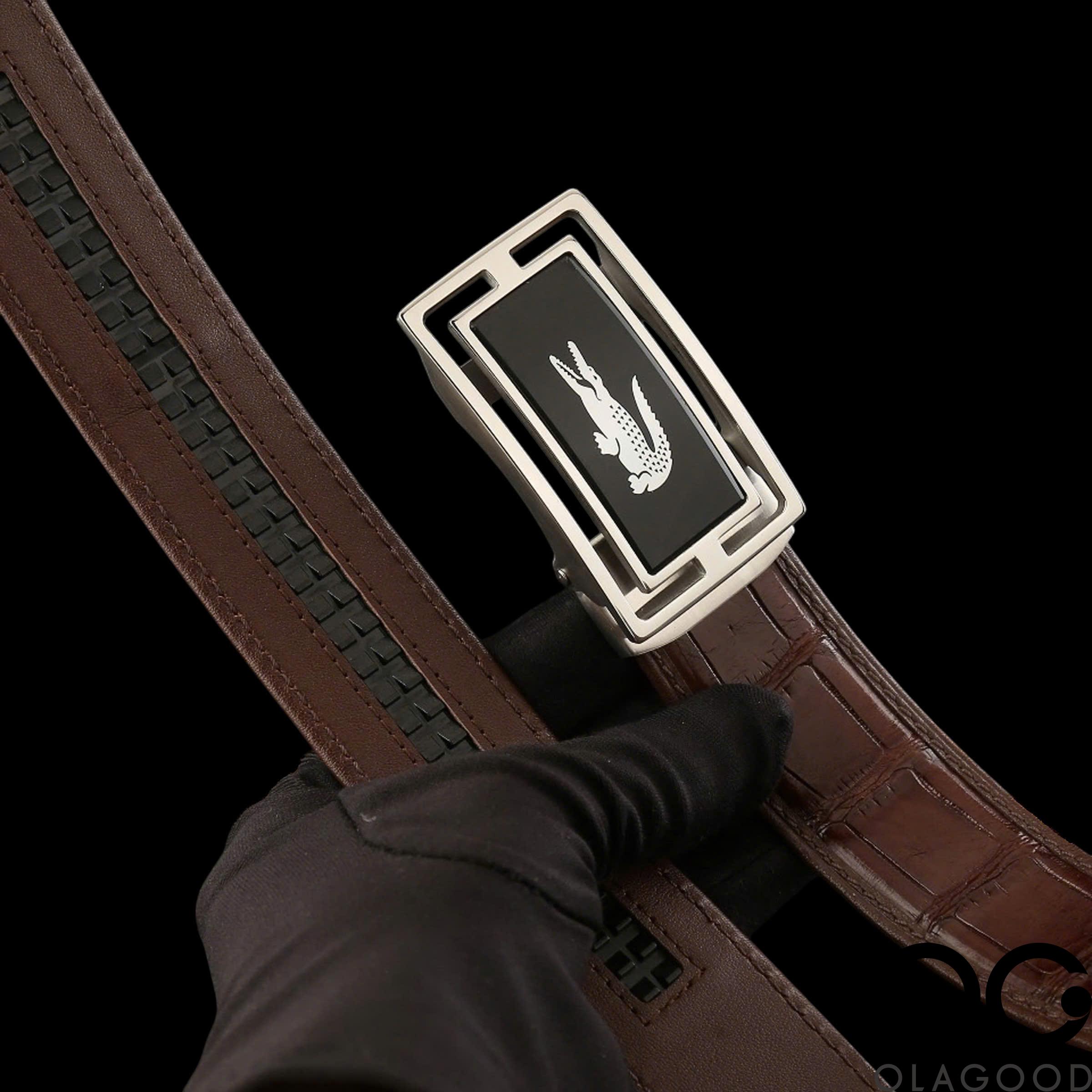 Thắt lưng da cá sấu cao cấp chính hãng giá rẻ - TLN015S - Hình ảnh 15