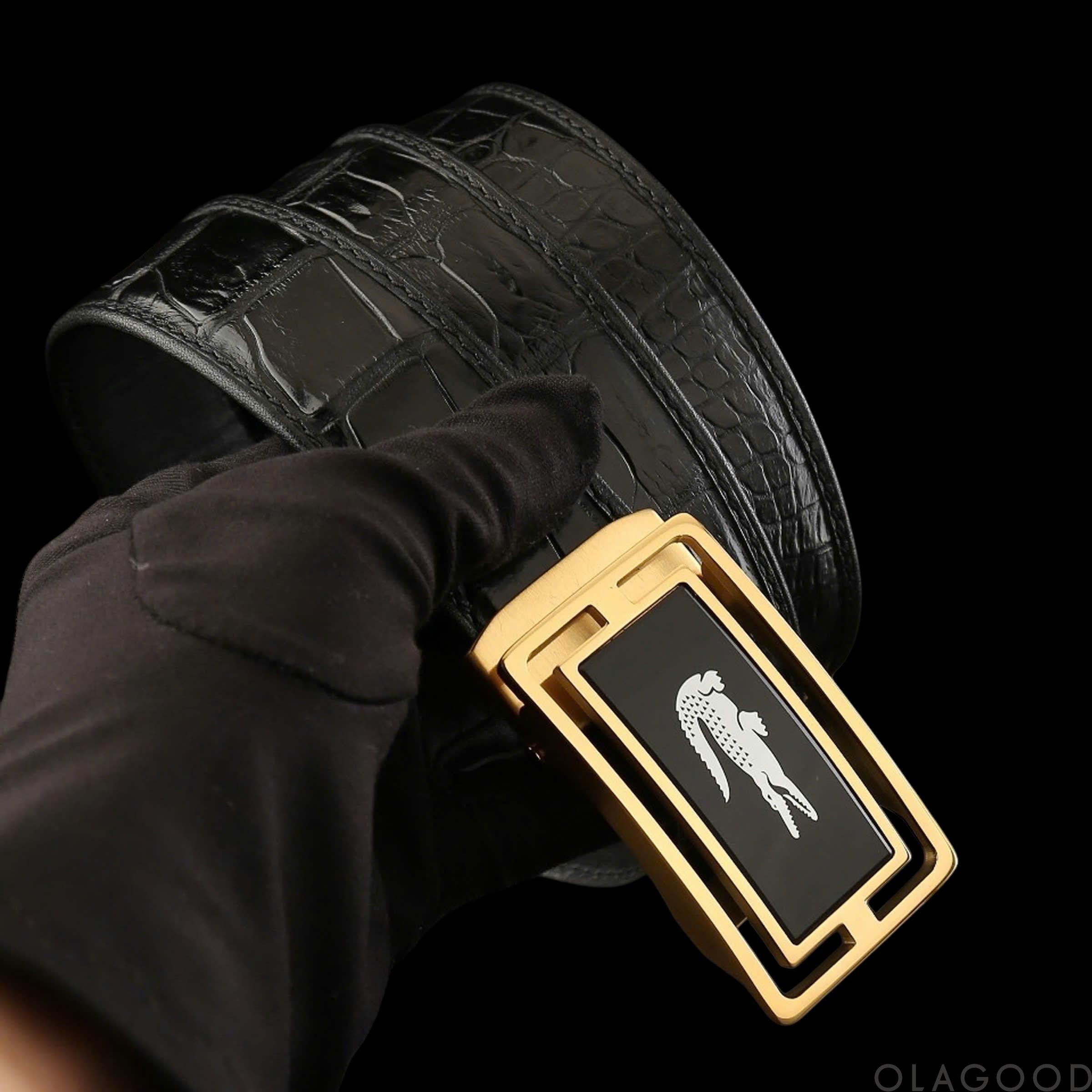 Thắt lưng da cá sấu cao cấp chính hãng giá rẻ - TLN015S - Hình ảnh 10