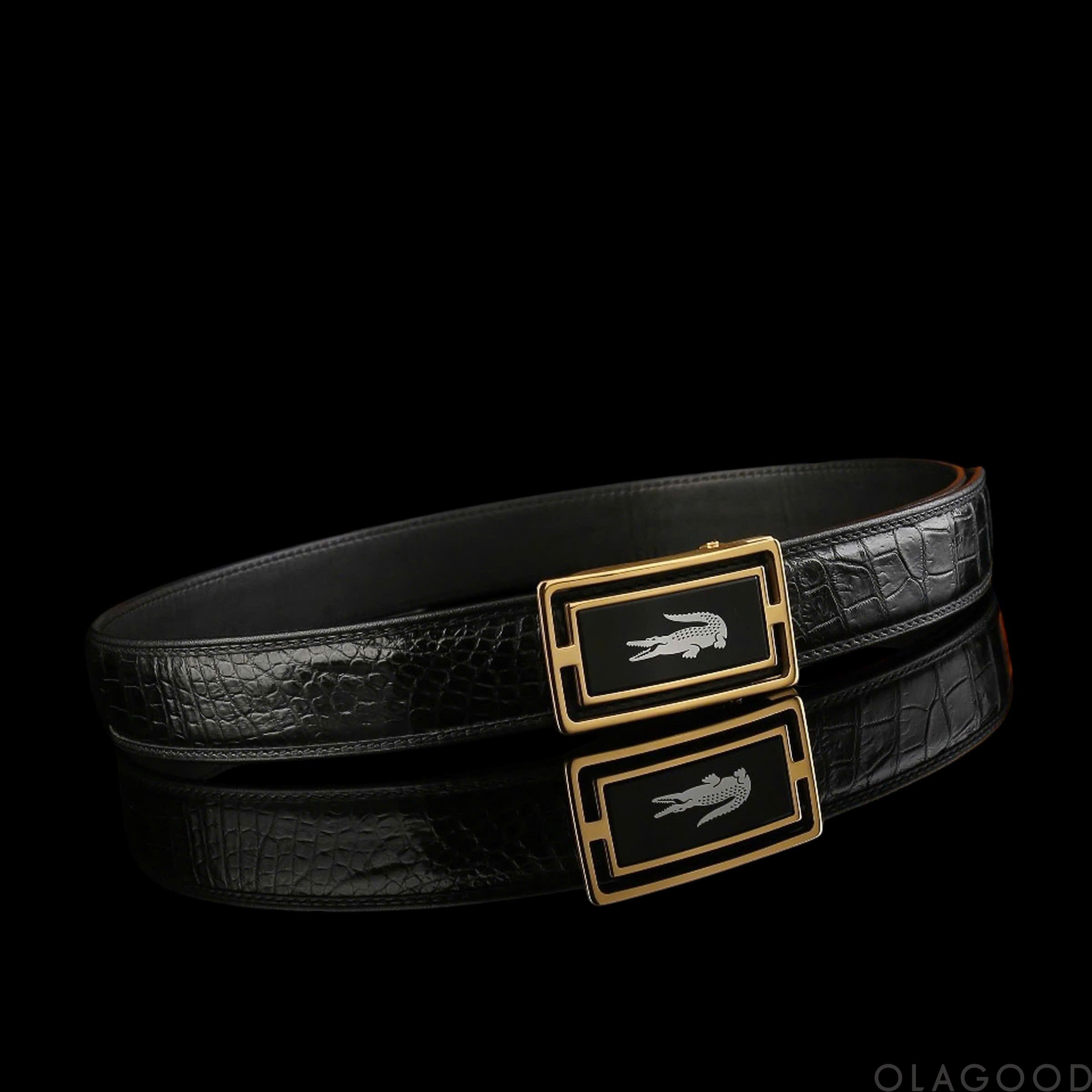 Thắt lưng da cá sấu cao cấp chính hãng giá rẻ - TLN015S - Hình ảnh 14
