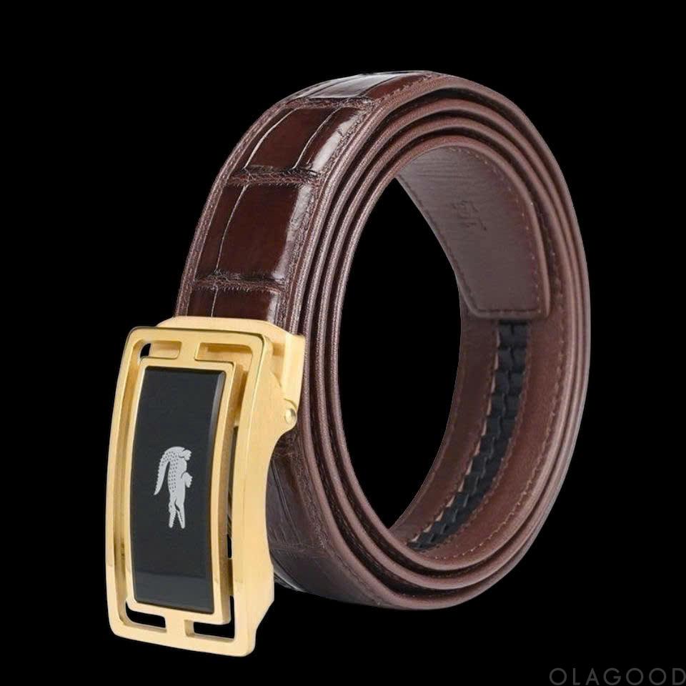 Thắt lưng da cá sấu cao cấp chính hãng giá rẻ - TLN015S - Hình ảnh 5