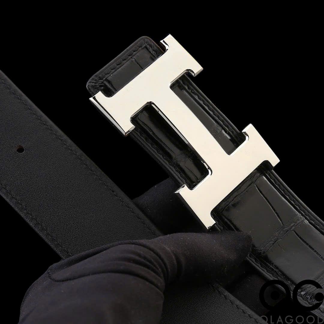 Thắt lưng nam da cá sấu chính hãng - TLN018S - Hình ảnh 7