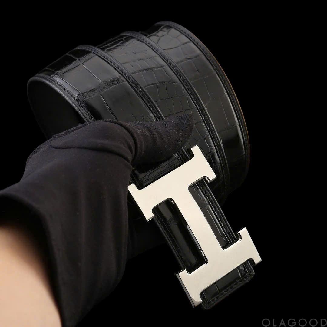 Thắt lưng nam da cá sấu chính hãng - TLN018S - Hình ảnh 5
