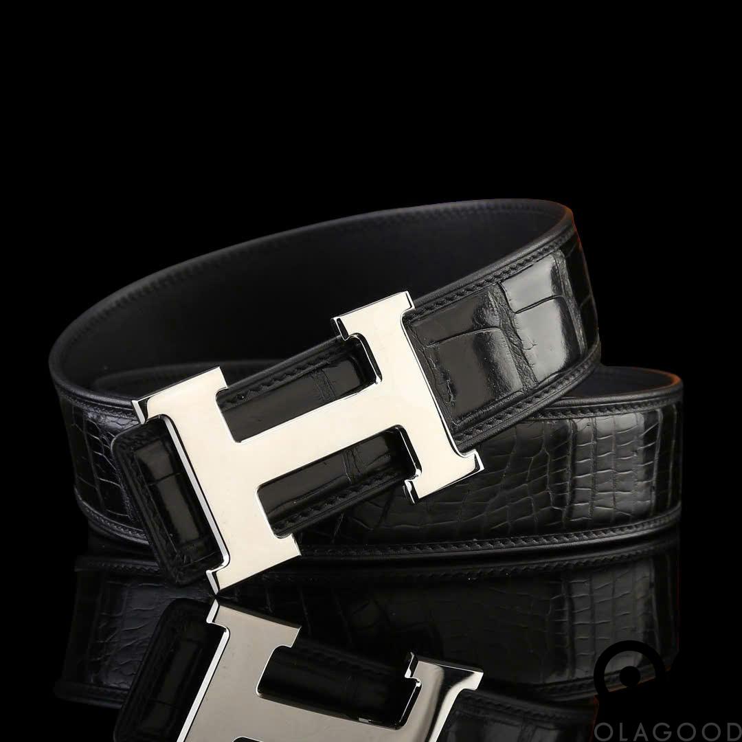 Thắt lưng nam da cá sấu chính hãng - TLN018S - Hình ảnh 3