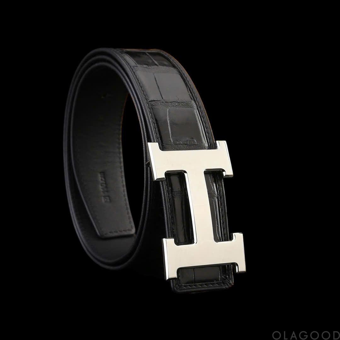 Thắt lưng nam da cá sấu chính hãng - TLN018S - Hình ảnh 4