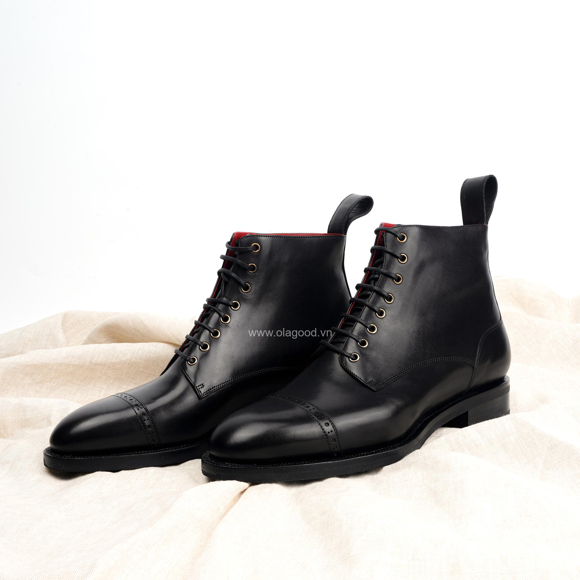 Giày Brogue Lace Boots - BLB013B - Hình ảnh 2