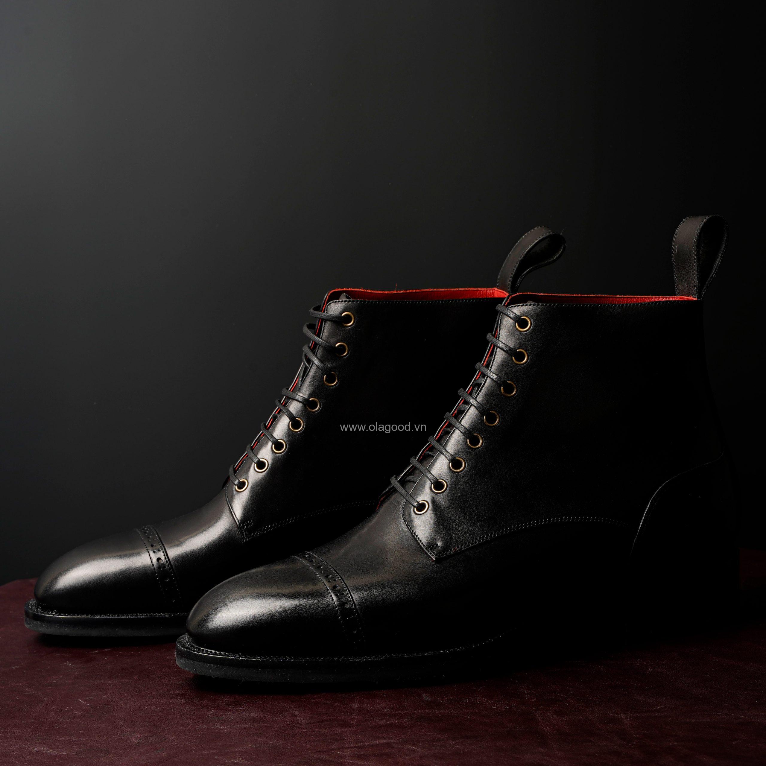 Giày Brogue Lace Boots - BLB013B - Hình ảnh 3