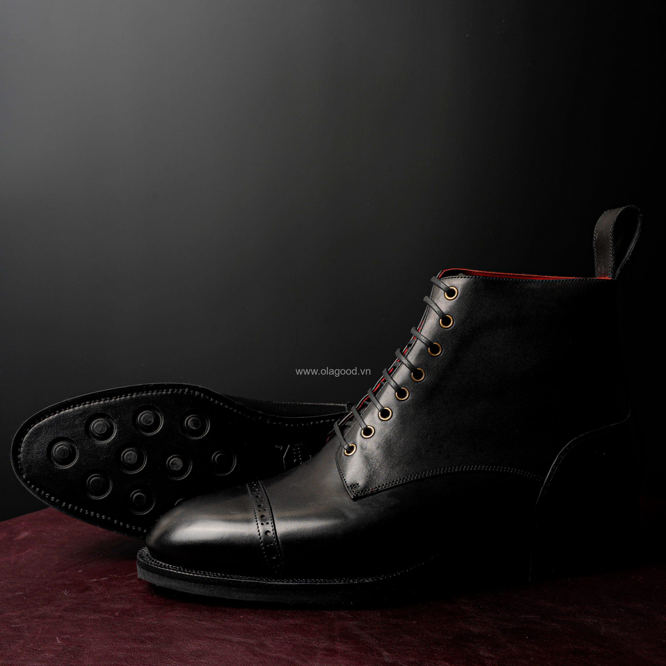 Giày Brogue Lace Boots - BLB013B - Hình ảnh 4