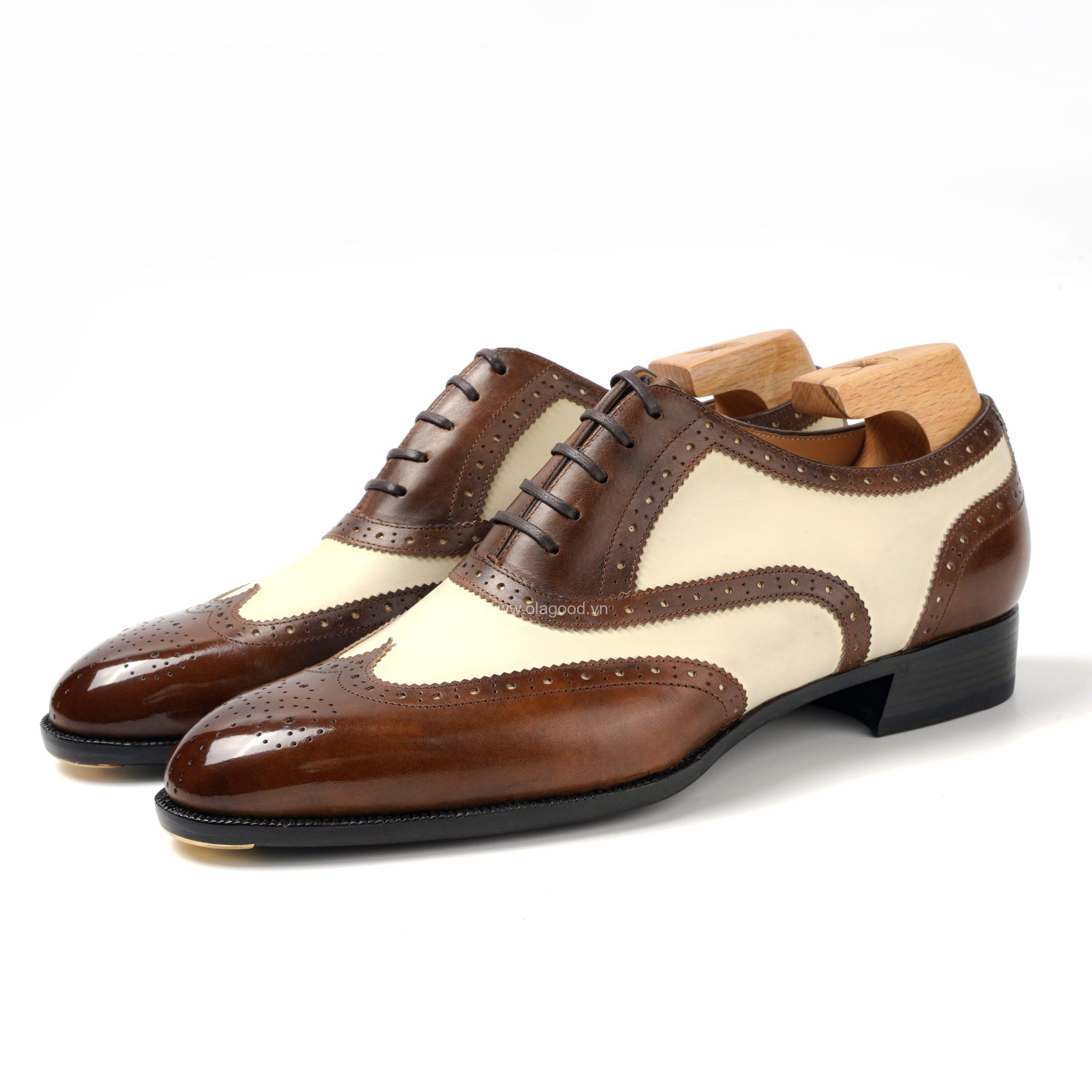 Giày Spectator Wingtip Brogue Oxford - SWO012B - Hình ảnh 4