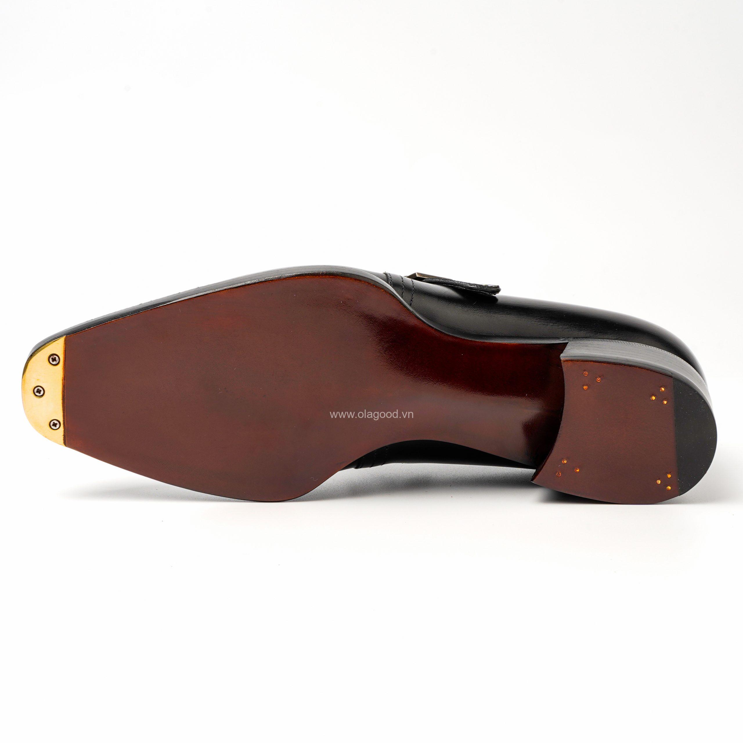 Giày Black Single Monkstrap - SMT011B - Hình ảnh 11