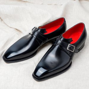 Giày Black Single Monkstrap - SMT011B