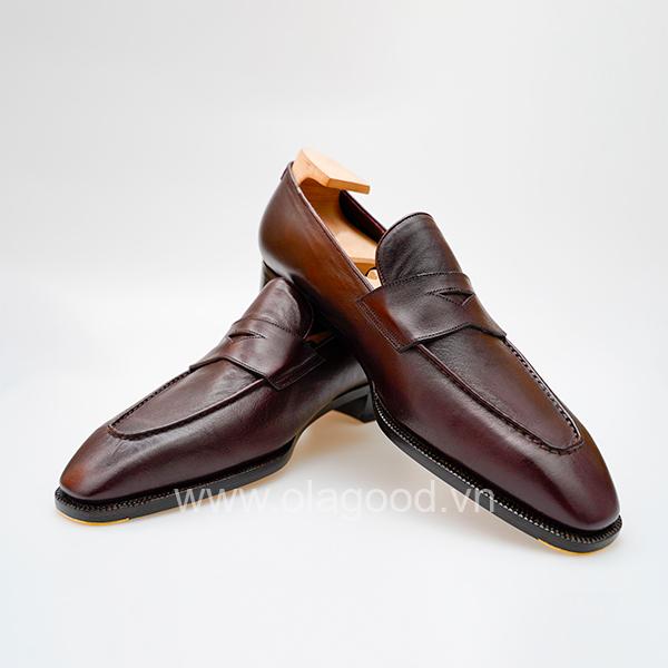 Giày penny loafer da kangaroo - PLK011B - Hình ảnh 5