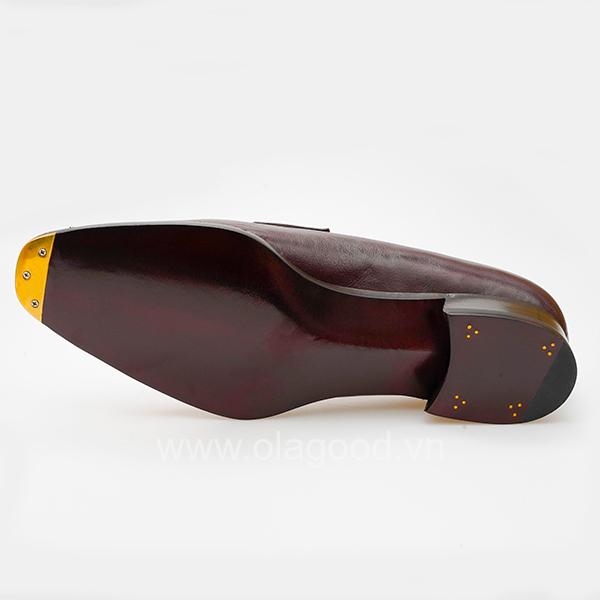 Giày penny loafer da kangaroo - PLK011B - Hình ảnh 9