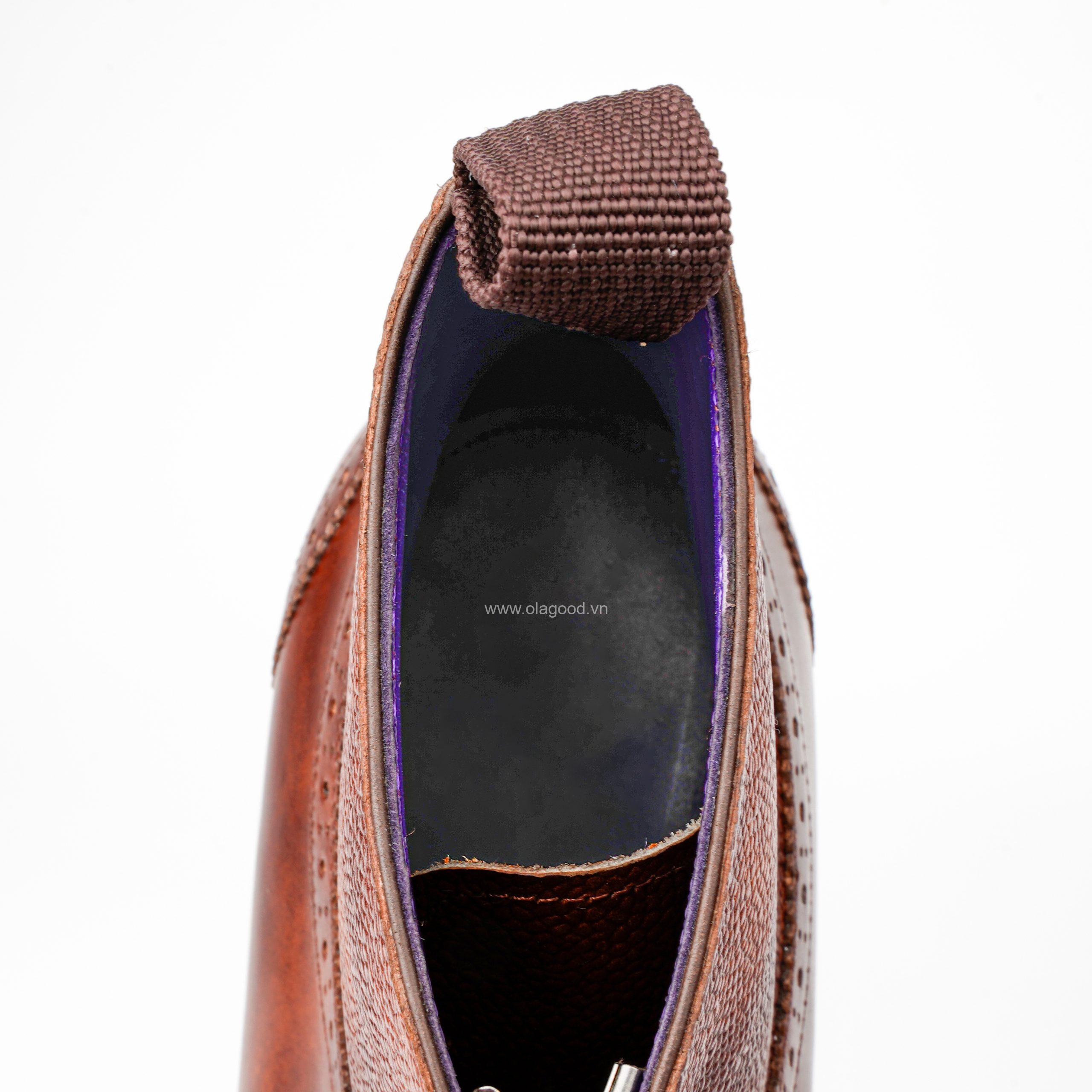 Giày Semi Brogue Lace Boots - SBB014B - Hình ảnh 16