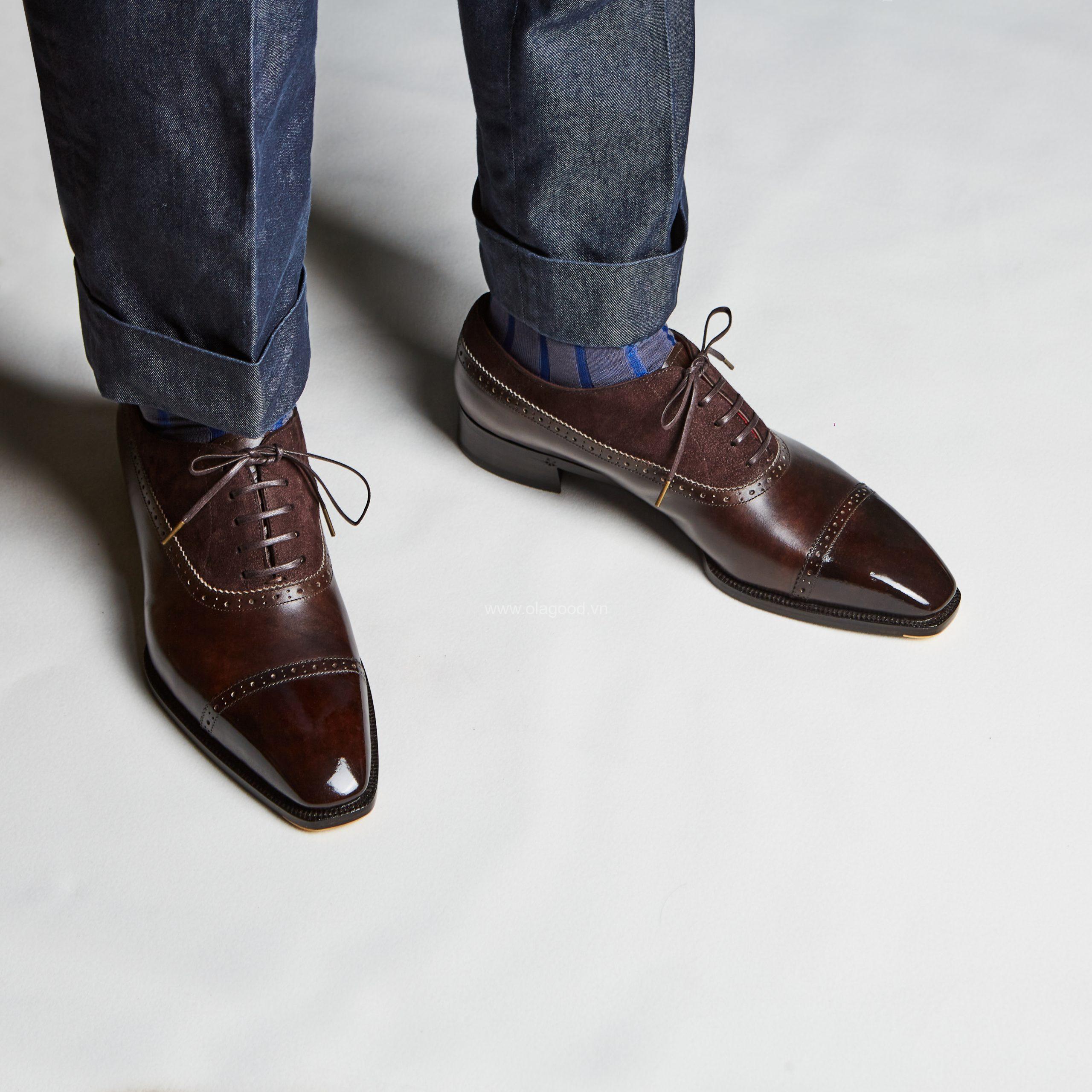 Giày Balmoral Captoe Oxford - BCO0112B - Hình ảnh 8