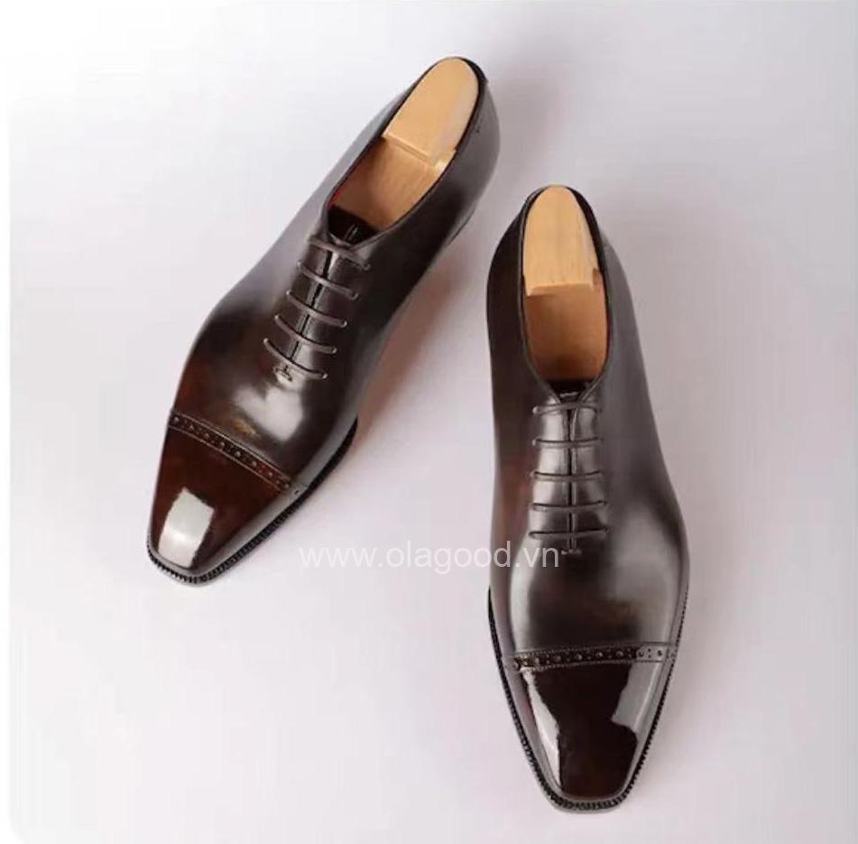 Giày Captoe Brogue Oxford - CBO016B - Hình ảnh 5