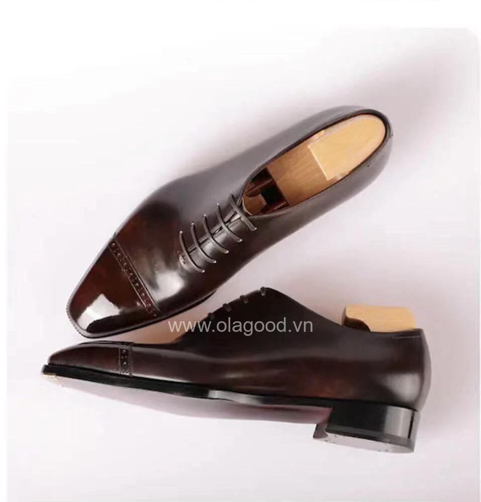 Giày Captoe Brogue Oxford - CBO016B - Hình ảnh 6