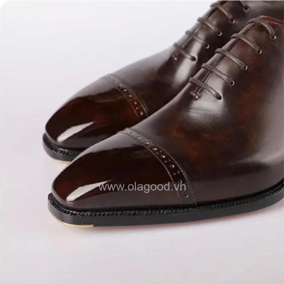 Giày Captoe Brogue Oxford - CBO016B - Hình ảnh 9