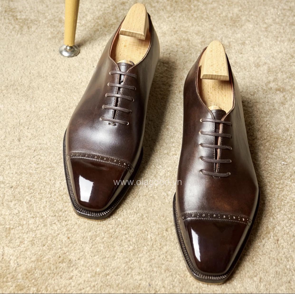 Giày Captoe Brogue Oxford - CBO016B - Hình ảnh 3