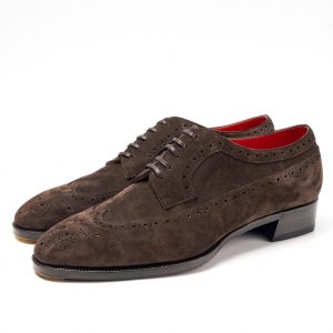Giày Longwing Brogue Derby Suede - LDS014B