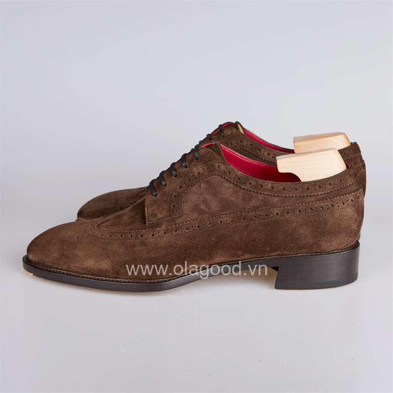 Giày Longwing Brogue Derby Suede - LDS014B - Hình ảnh 2