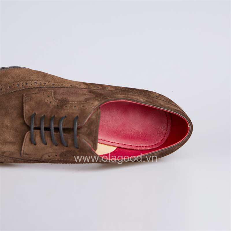 Giày Longwing Brogue Derby Suede - LDS014B - Hình ảnh 6
