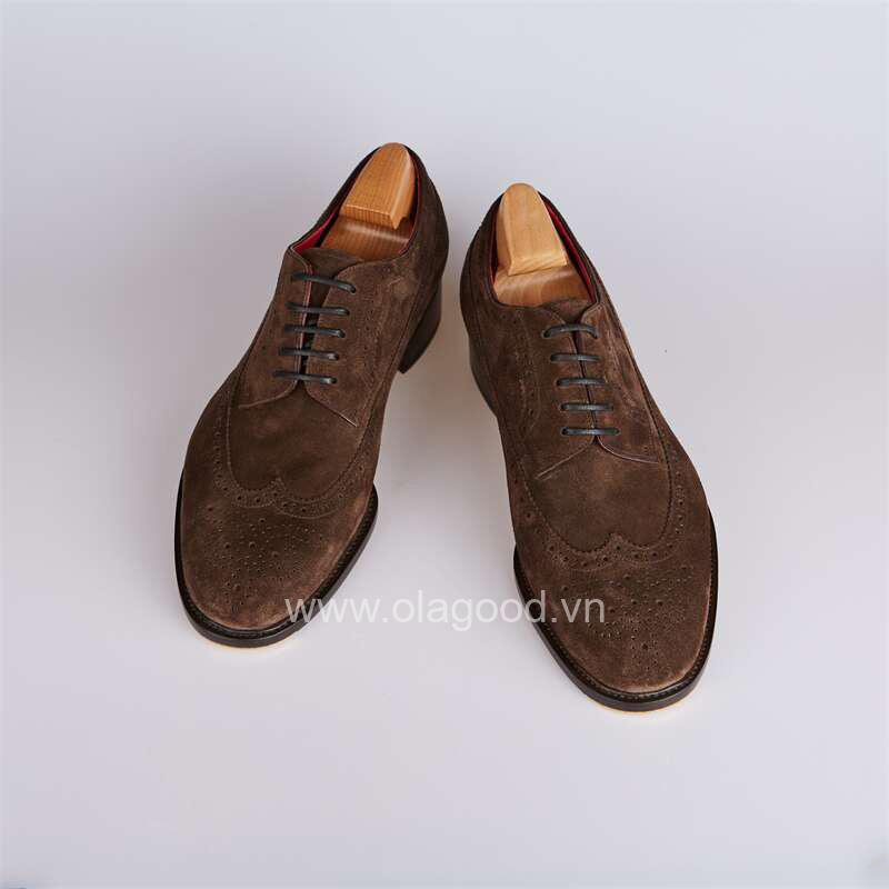 Giày Longwing Brogue Derby Suede - LDS014B - Hình ảnh 3