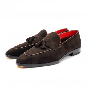 Giày  Tassel Loafer Suade - TLS016B